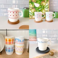 [리퍼] 밀크글라스 유리 머그 8종