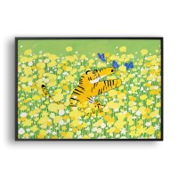 나비와 호랑이 (Art Print) / 일러스트 액자