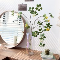 달래꽃 그린 가지 조화 (2color)