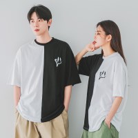 앨빈클로 리버설 스마일링 오버핏 반팔티 AST4834 (2 COLOR)