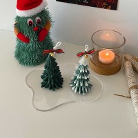 웨이브 아크릴 코스터 트레이