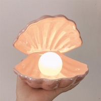 LED 세라믹 조개무드등 조명 감성캠핑 화장대 인테리어조명 침실조명