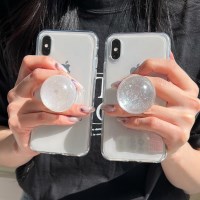 투명 물방울 글리터 반구 레진 스마트톡 2type