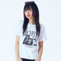 ARCHIVES CAT 우먼 슬림핏 반팔(SWSSTD-0001)