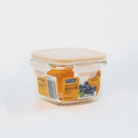 글라스락 정사각 유리 밀폐용기 전자렌지 용기 반찬통 보관 210ml