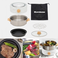 집들이 자취 선물 집순이 멀티쿠커(그릴+라면냄비+핫플레이트+가방)