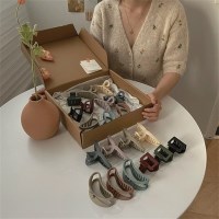 헤어 집게핀 한판 세트 컬렉션 (크라프트 박스 포장)