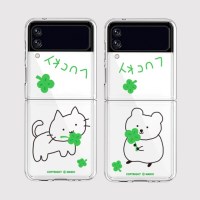 [플립젤리 행운이야]z플립4 z플립3 z플립1 케이스