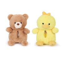 로헤 병아리 곰돌이 차량용 휴지 티슈 케이스