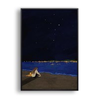 잠시, 여기 (Art Print) / 일러스트 액자