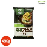 풀무원 튀김 가쓰오 우동 486g (2인분)