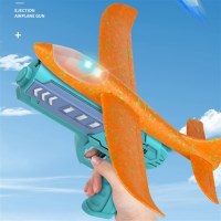 LED 비행기 글라이더건 안전한 장난감 권총 1 + 비행기 2개