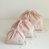 ouior chubby string pouch_pink salt