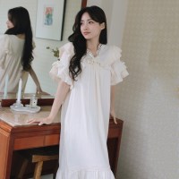 크렘므 여름 원피스 잠옷 (순면100%)