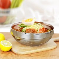 퀸센스 냉면그릇 라면 비빔밥 냉면기 젓가락 2P 세트 업소용 가정용