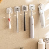 1+1 무타공 부착형 욕실 칫솔 꽂이 정리 홀더 2종