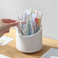 알뜰살뜰매뉴얼 원형 회전식 다용도 수납함 연필꽂이