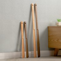 자석 구두주걱 붙이는 롱 신발주걱 부착식 긴 구둣주걱 우드