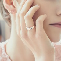 [우아 나나, 하이키 서이, 로켓펀치 소희 착용] silver art-ring