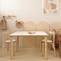 맘스니노책상+의자2개세트 / 유아 어린이 자석 칠판 의자 테이블