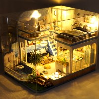 DIY 미니어처 별장 집 만들기 하우스 2층 중대형