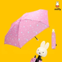 미피핑크 미피손잡이 자외선 차광 99% 암막 3단 우양산 MIL-2204