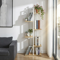 스탠드 북선반 인테리어 좁은 책장 화분 받침대