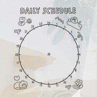 2c257 만년 생활계획표 스티커