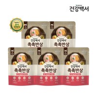 건강백서 캣 촉촉반상 닭가슴살과 황태 80g 5팩 습식사료