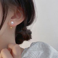 꼭맞는 링과 진주 귀걸이 실버925귀걸이_IH