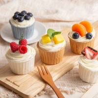 생크림 컵케이크 모형 1개