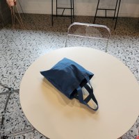 베이직 딥블루 미니 토트 에코백