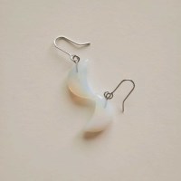 [봄밤달] 문라이트 귀걸이 (귀찌변경 가능)