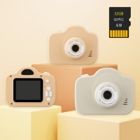 이지드로잉 뉴 키즈 레트로 디지털 카메라 2000만화소+SD카드 32GB