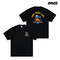 [ONEZ] 원즈 OZ 반팔티 CAMPING (OZ213) 블랙