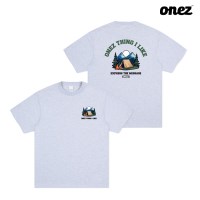 [ONEZ] 원즈 OZ 반팔티 CAMPING (OZ212) 백멜란지