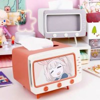 레트로 티슈케이스 두루마리 휴지 커버