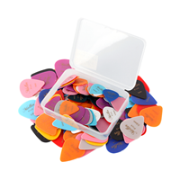 대용량 기타 피크 100매 혼합 사이즈 통기타