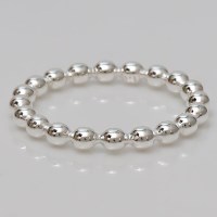 925 SILVER 실버 볼 레이어드 반지 링
