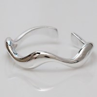 925 SILVER 실버 빅웨이브 반지 링
