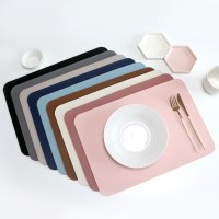 소이믹스 포시즌 스퀘어 북유럽 방수 가죽 테이블매트 LOF7F