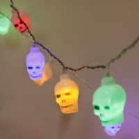 할로윈 오로라 해골 LED 조명 가랜드