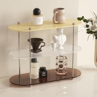 [클리어런스] 라운드 아크릴 크림 선반 화장품 향수 진열대 2종