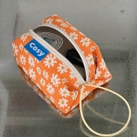 DAISY COSY POUCH_ orange