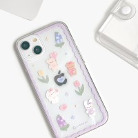 곰 파스텔 젤리 투명 아이폰 14 핸드폰 케이스 폰케이스