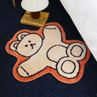 욕실매트 주방매트 쉐입 발매트_도낫베어