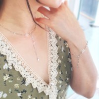 RACOHA silver Clip chain bracelet 실버 클립체인 심플 팔찌