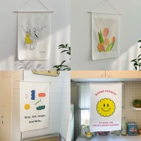 우드 행잉 패브릭 인테리어 포스터 100종