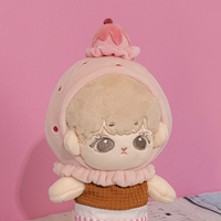 아이돌룩 아이스크림모자(딸기) 20cm 아이돌 인형옷
