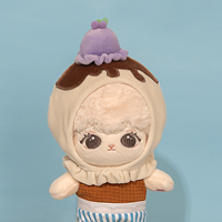 아이돌룩 아이스크림모자(바닐라) 20cm 아이돌 인형옷